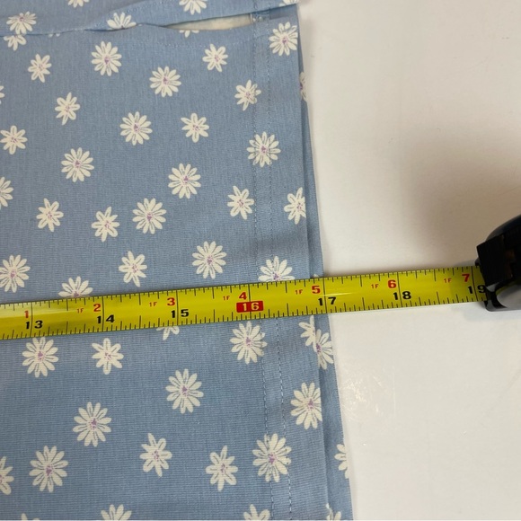 Nordstrom Blue Ditsy Floral Bodycon Mini Skirt S - Picture 12 of 14